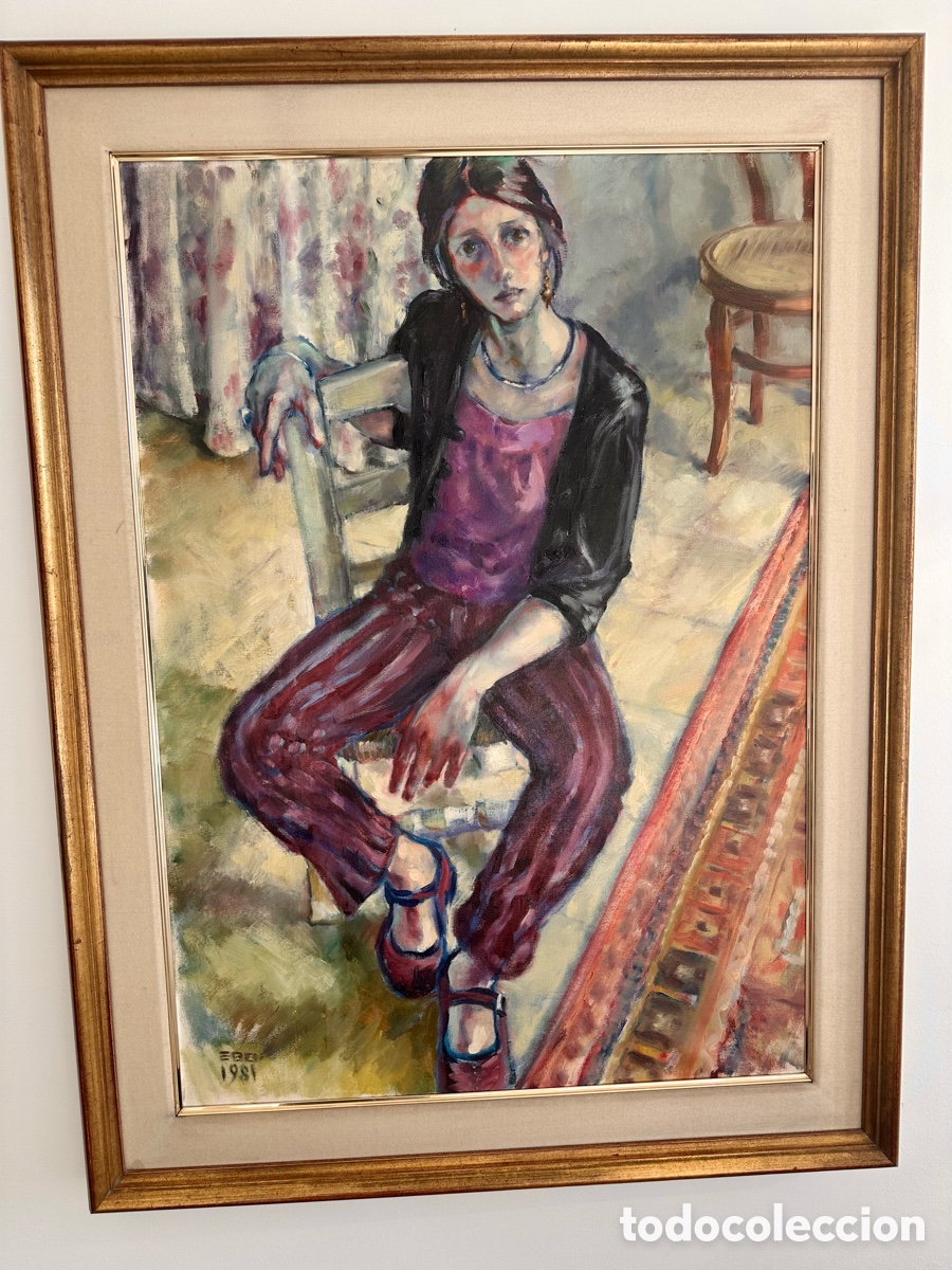 Arte: Mujer sentada 1981. Autor: EDUARDO BOSCH BANYERAS