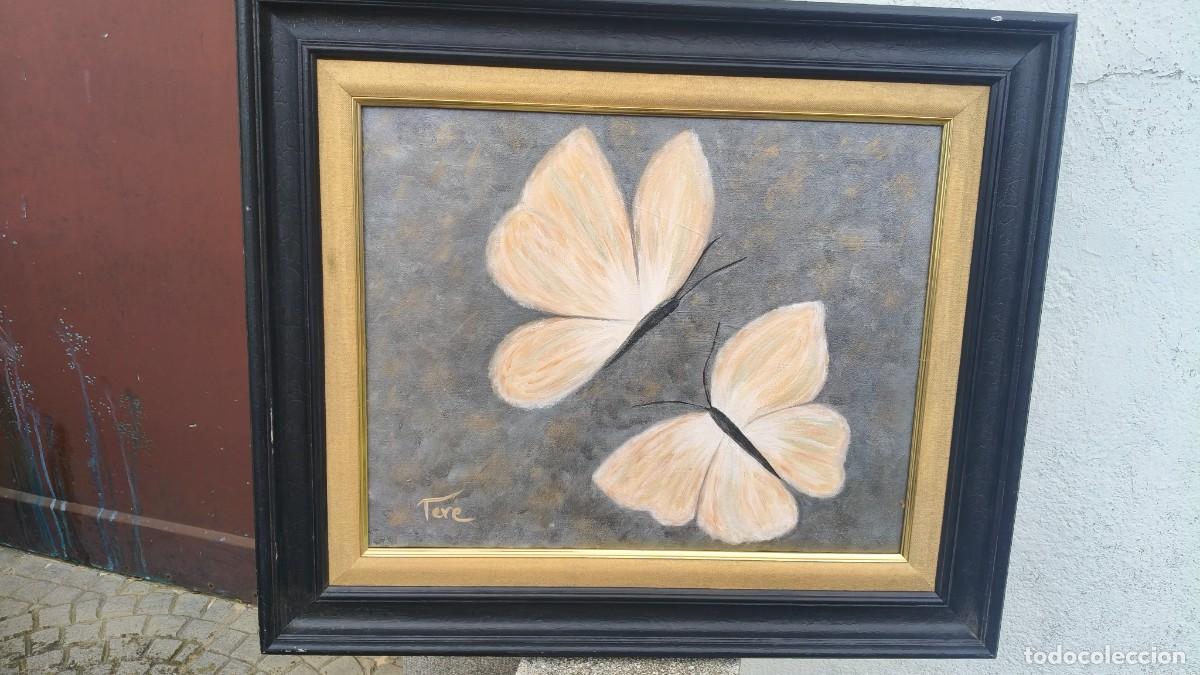 Arte: Peinture sur toile sign&eacute;e tere 1990