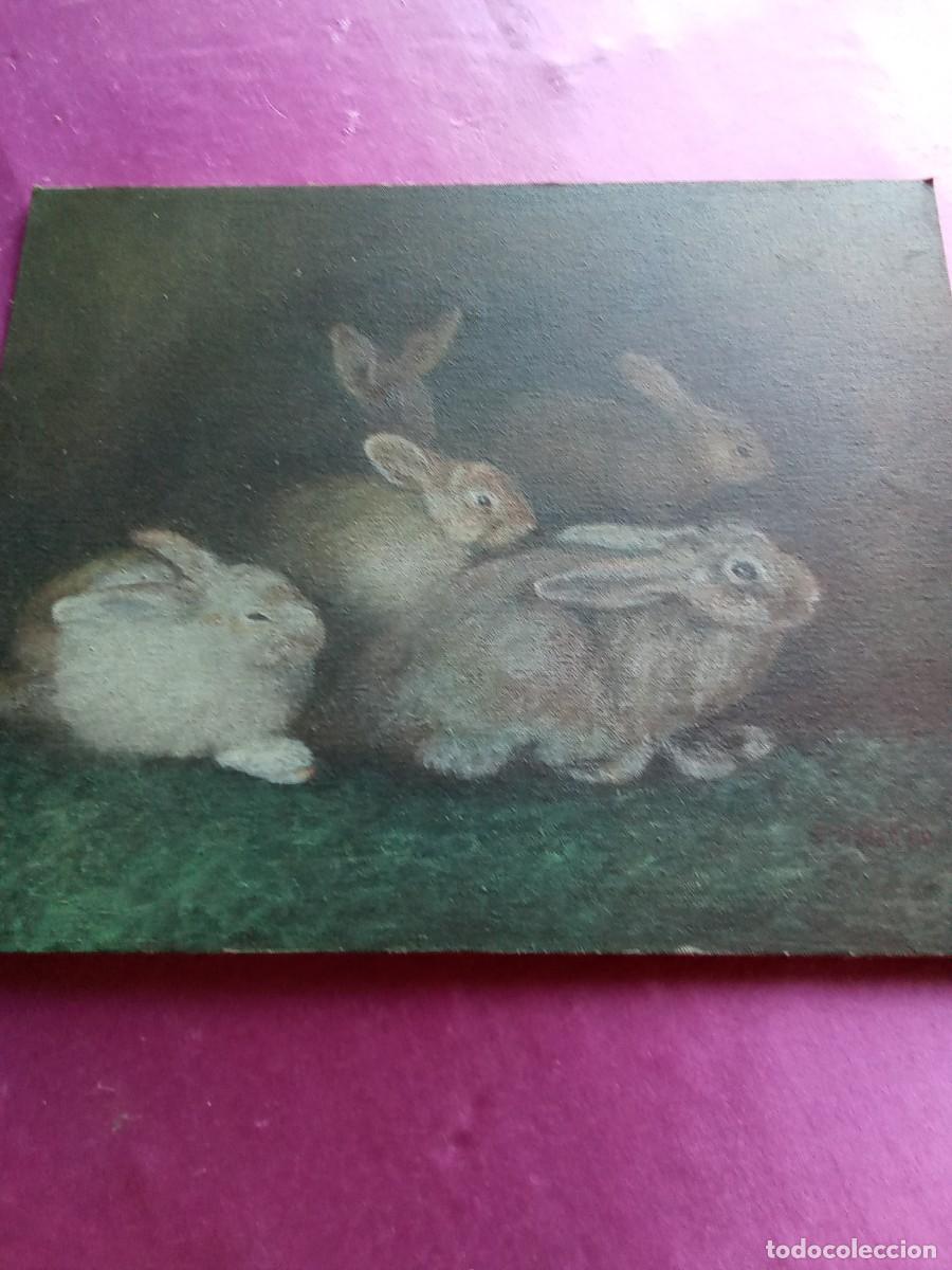 Arte: Pintura motivo conejos