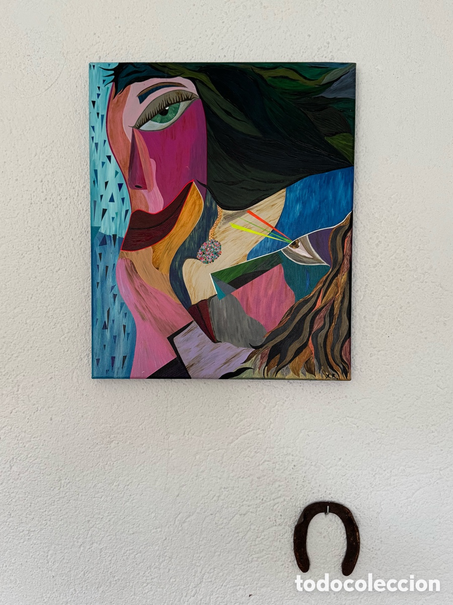 Arte: &ldquo;Donde nace la mirada&rdquo;. Acr&iacute;lico sobre lienzo. 55 &times; 46 cm.