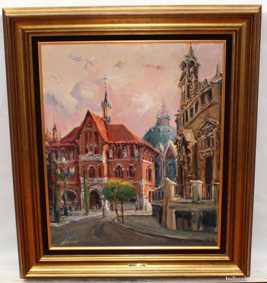 Arte: FRANCISCO ARNEDO LINARES (1926-2015) OLEO SOBRE TELA. PARROQUIA SANTOS JUANES (Valencia)