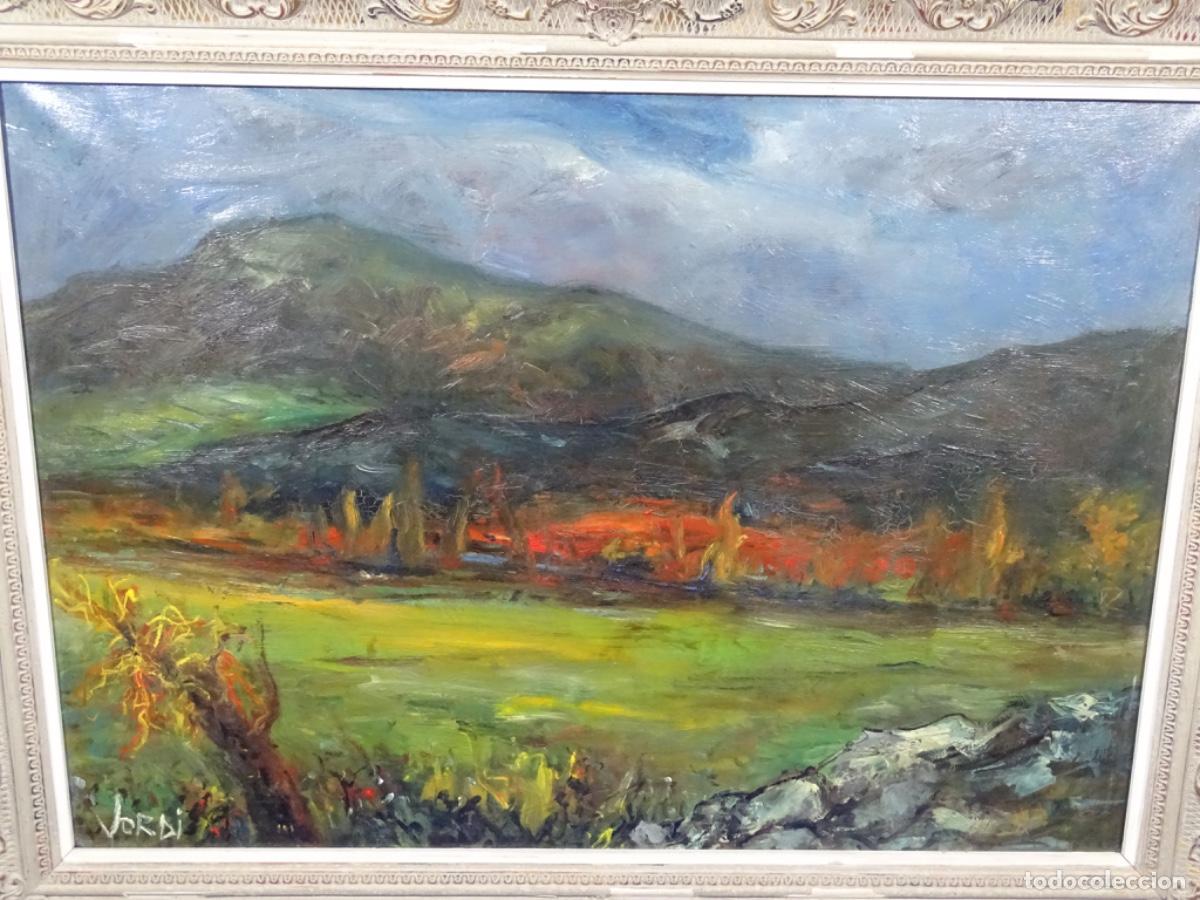 Arte: GRAN OLEO TELA JORDI MERCADE. PAISAJE.