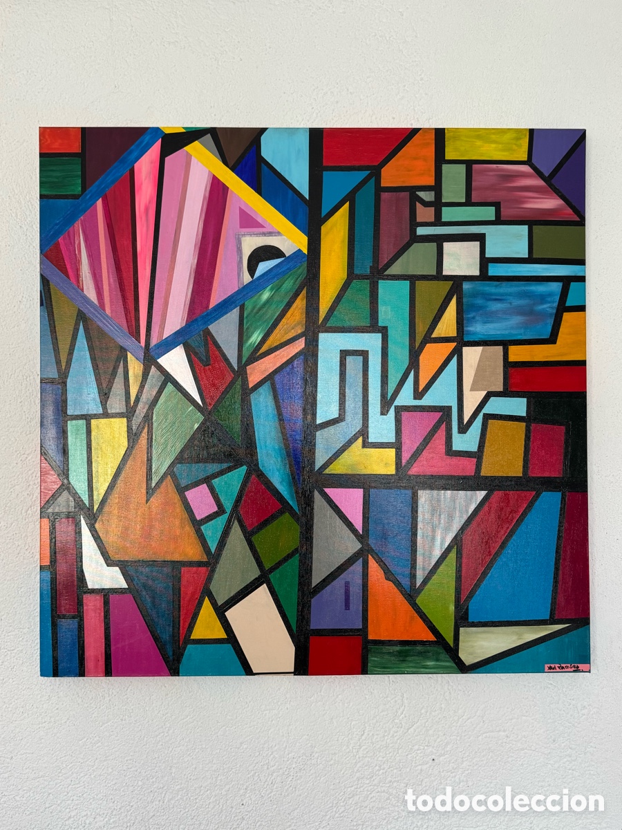 Arte: &ldquo;Tr&aacute;nsito&rdquo; 100x100 cm Acr&iacute;lico sobre lienzo