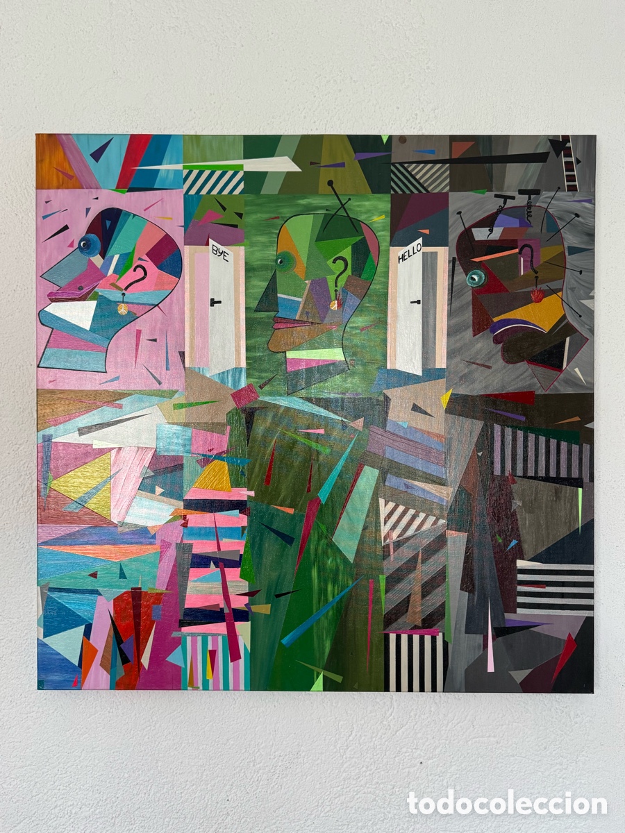 Arte: &rdquo;Umbrales del yo&rdquo;. Acr&iacute;lico sobre lienzo. 100x100 cm.