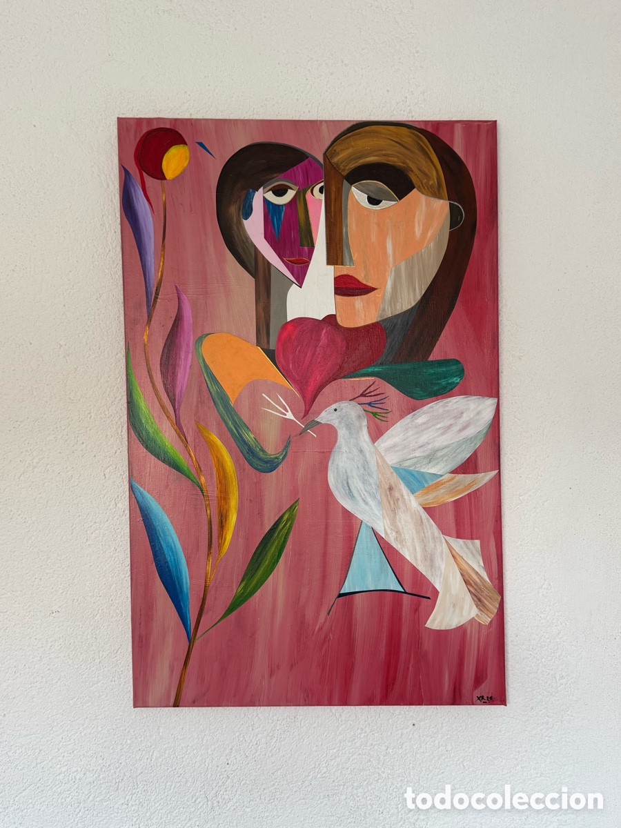 Arte: Nuestro deseo Acr&iacute;lico sobre lienzo &middot; 110 x 70 cm