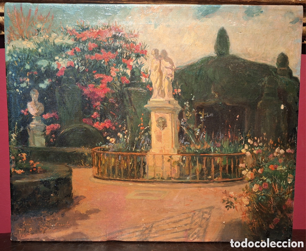 Arte: JARD&Iacute;N. ESCUELA CATALANA DE 1925. C&Iacute;RCULO DE SANTIAGO RUSI&Ntilde;OL.