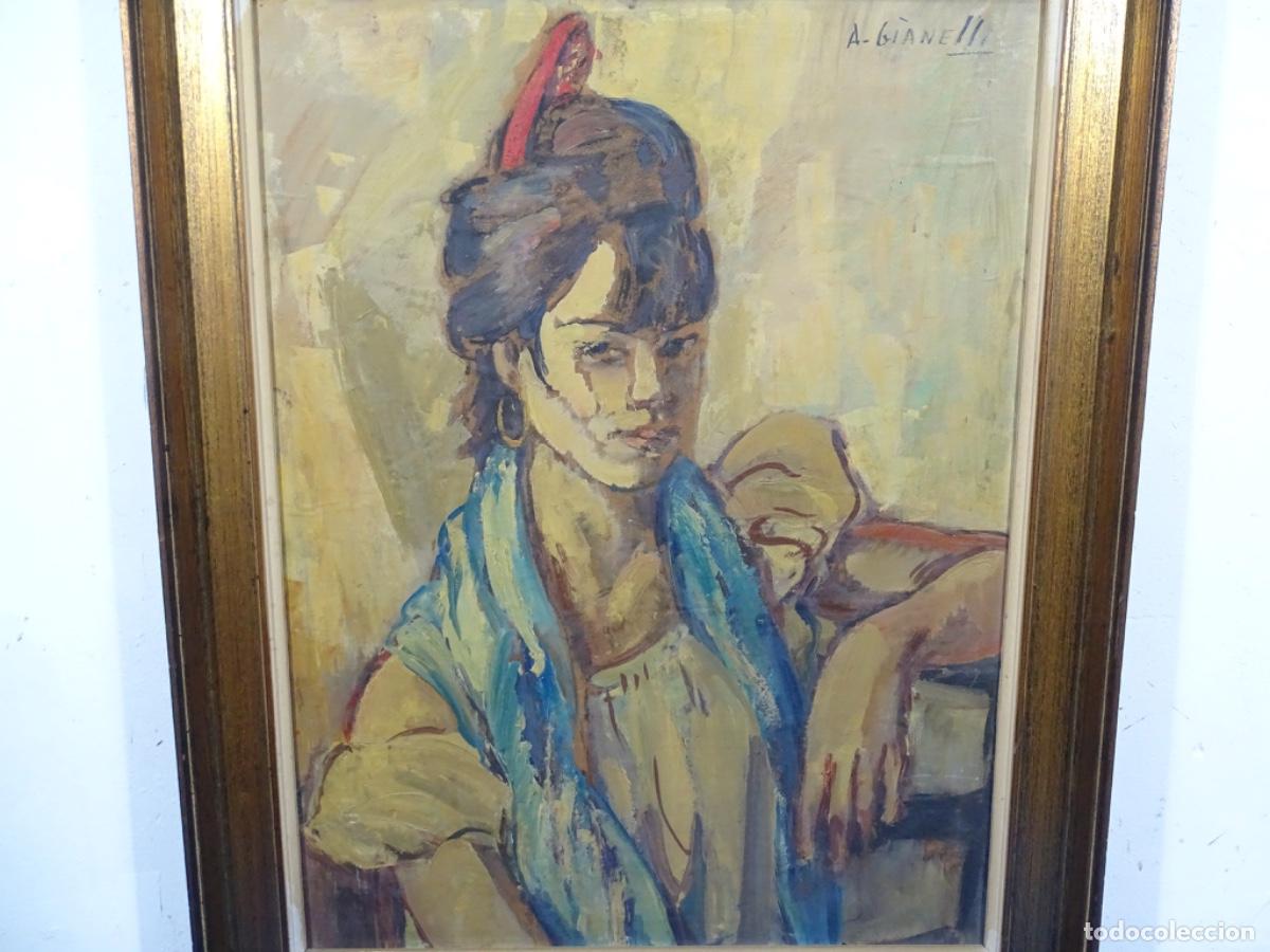 Arte: &Oacute;LEO TABLEX ANTOINE MARIUS GIANELLI (MARSELLA 1896-1983). RETRATO JOVEN.