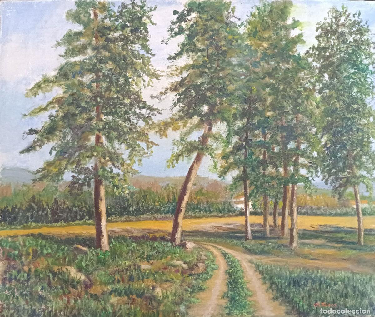 Arte: A. Riera - Paisatje - Pintura al &oacute;leo