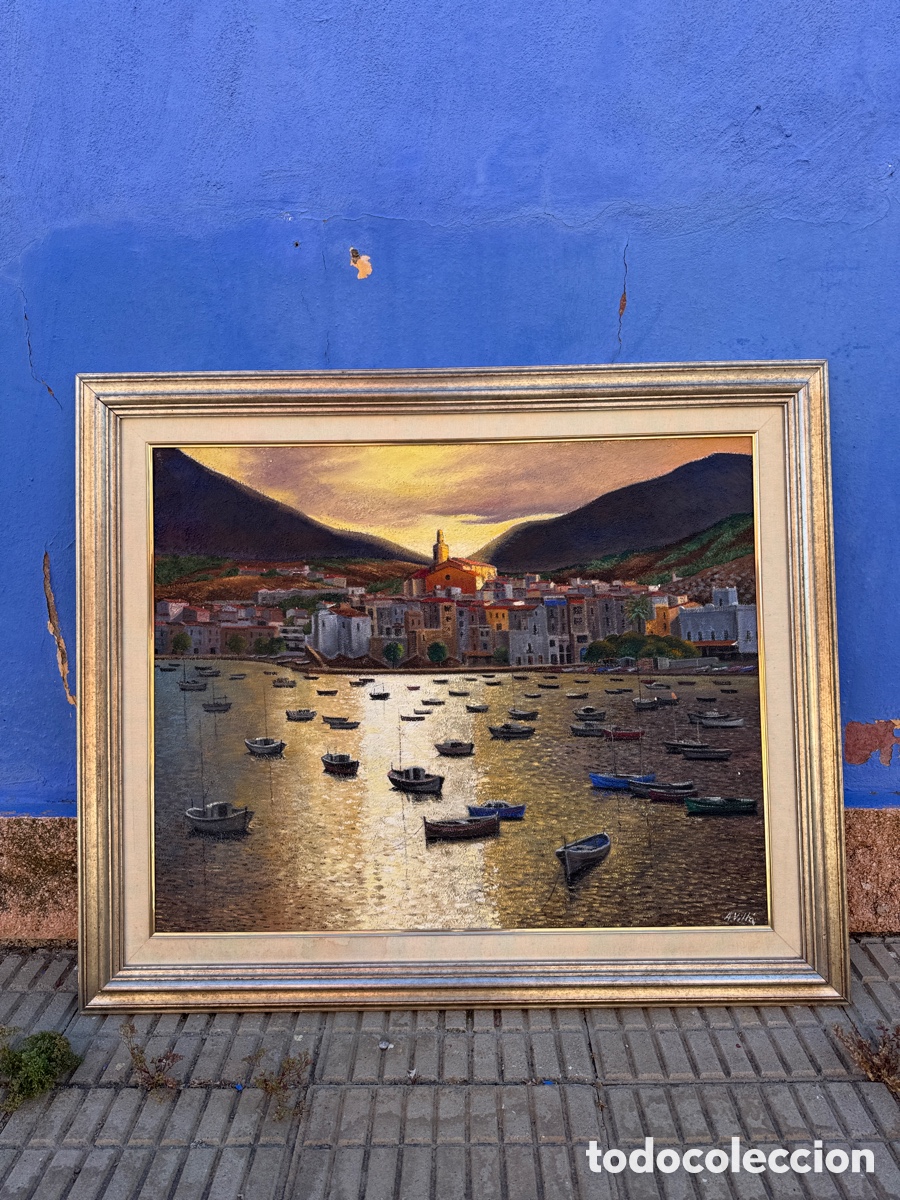 Arte: Alejandro Vill&aacute; Bassols - Cadaqu&eacute;s - &oacute;leo sobre tela