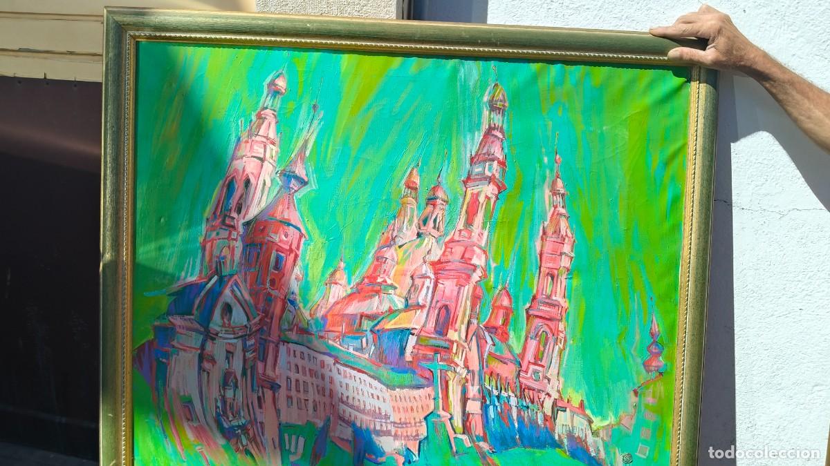 Arte: Toile de ma&icirc;tre sign&eacute;e cachet de cire 1990 unique