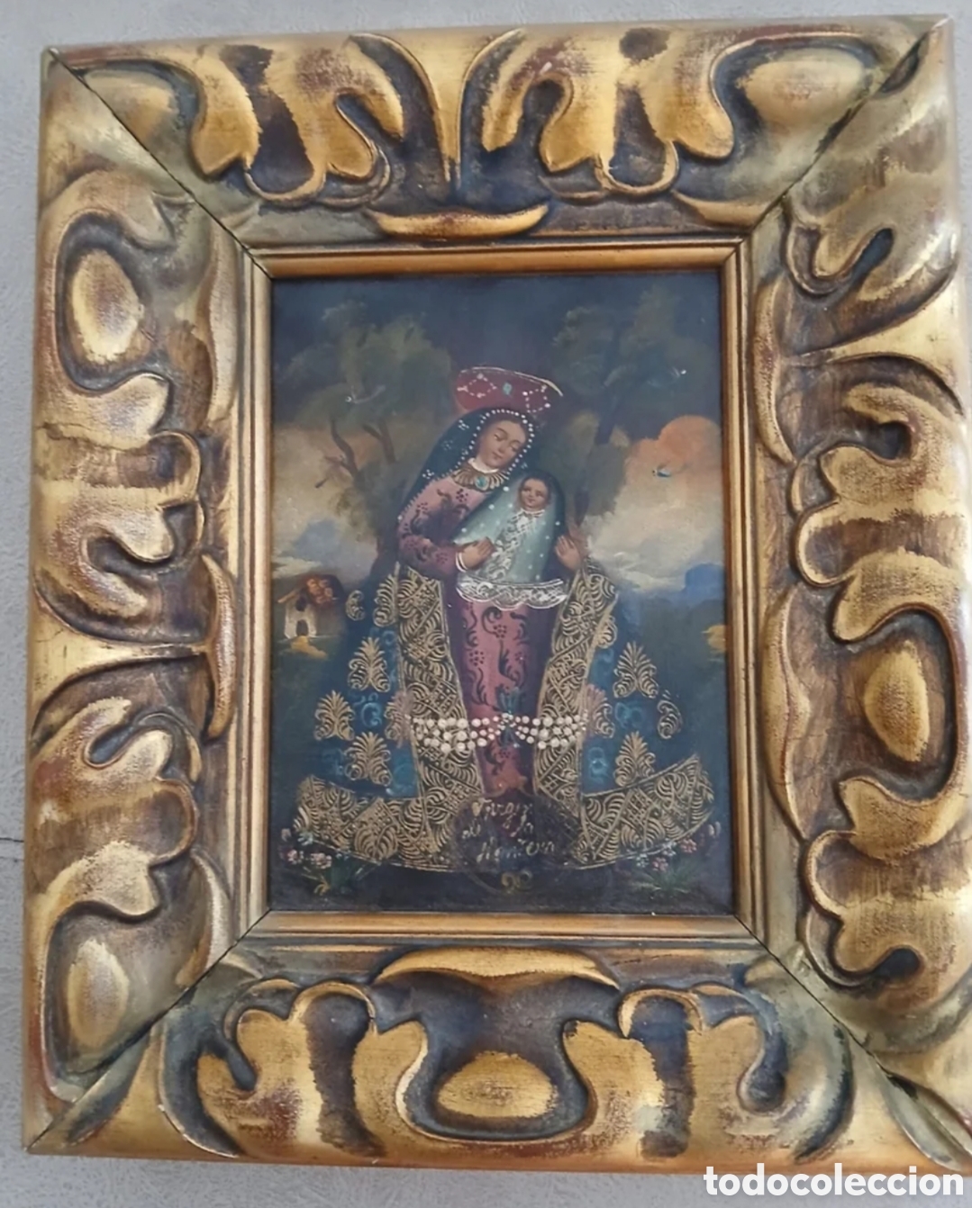 Arte: Cuadro antiguo mexicano