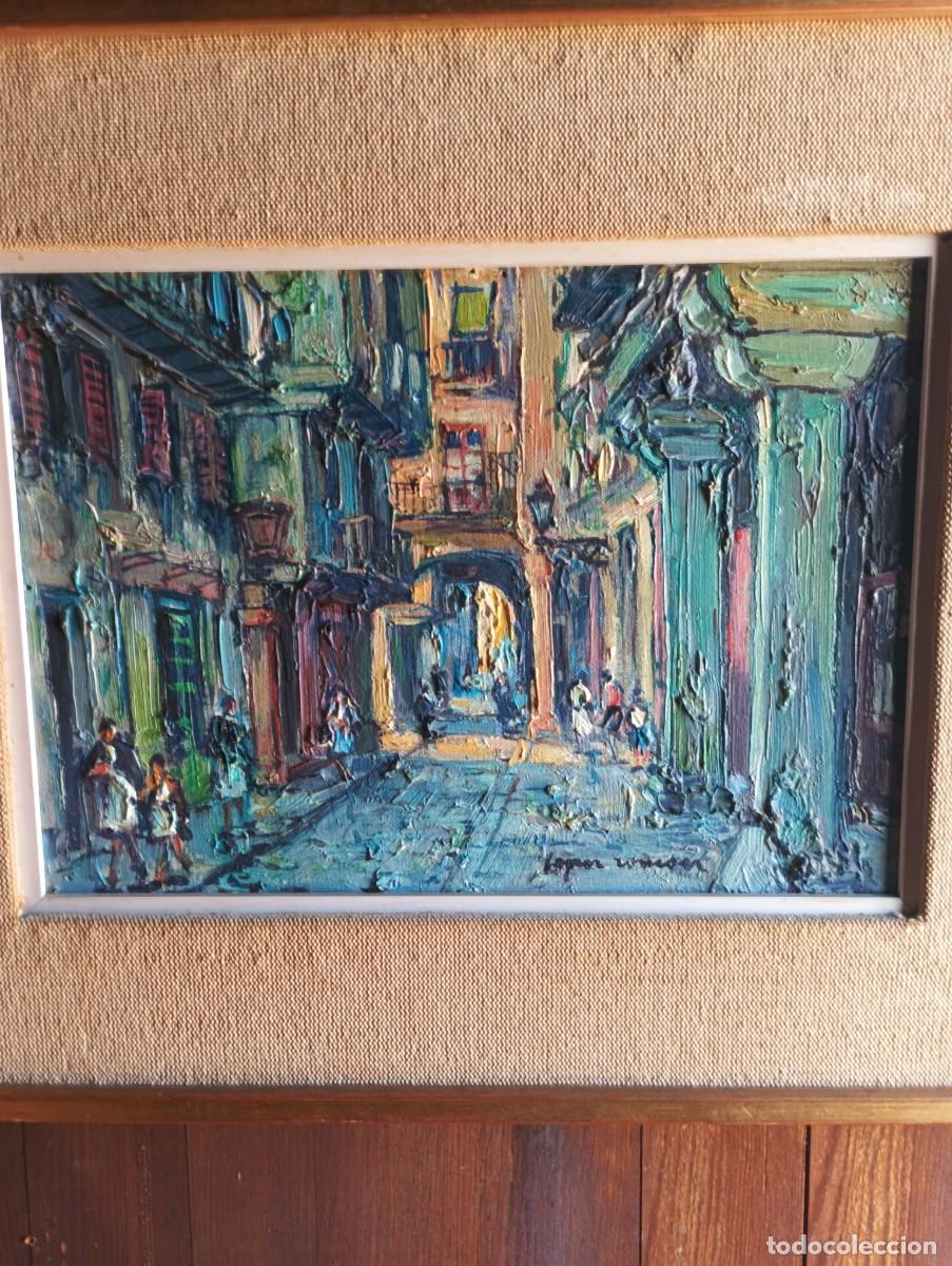 Arte: L&Oacute;PEZ RAMON - OLEO SOBRE TABLERO. - Foto 2