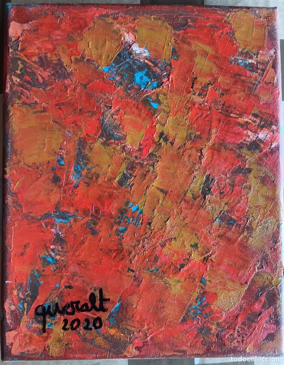 Arte: JOAN QUERALT DE QUADRAS - &Oacute;LEO S/ TELA MONTADO EN BASTIDOR 24,5 X 19 - TEULADES, 2020.