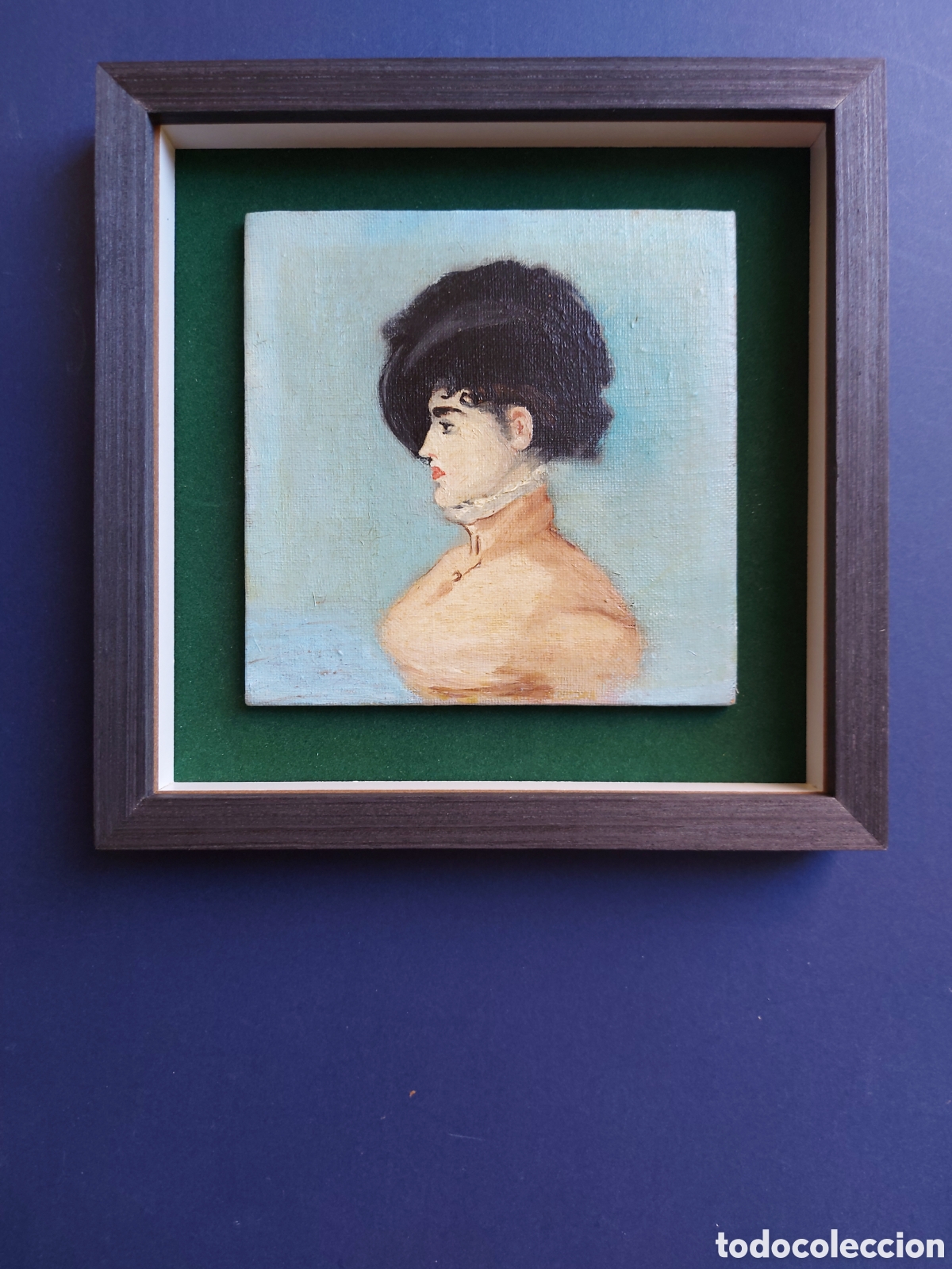 Arte: EDOUARD MANET &rdquo;RETRATO DE PERFIL DE IRMA BLUMER&rdquo; OLEO