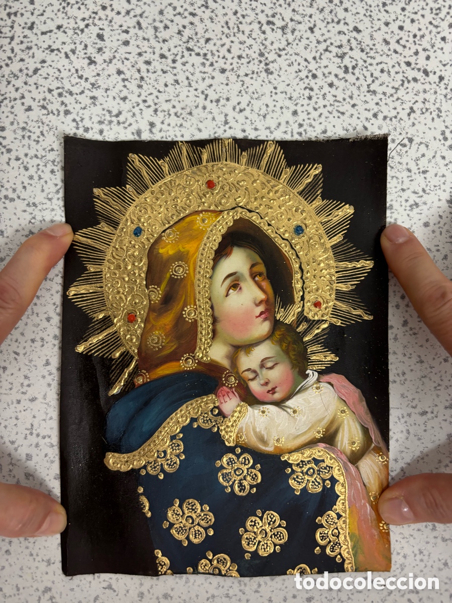 Arte: Lienzos Cuzco Per&uacute; Religiosos importados - Foto 5
