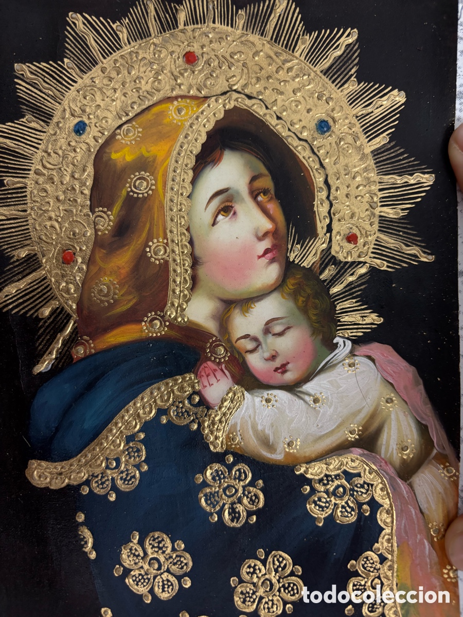 Arte: Lienzos Cuzco Per&uacute; Religiosos importados - Foto 6