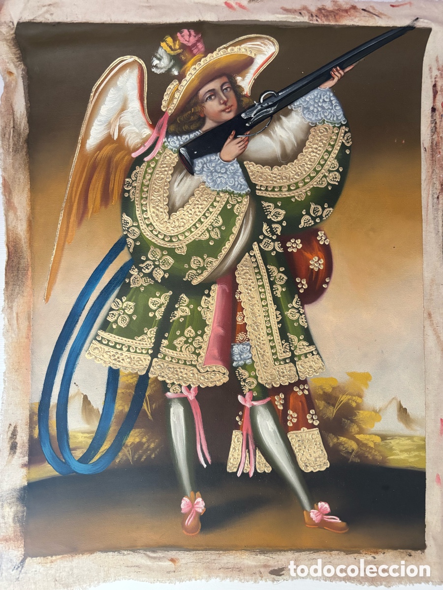 Arte: Lienzos Cuzco Per&uacute; Religiosos importados - Foto 8