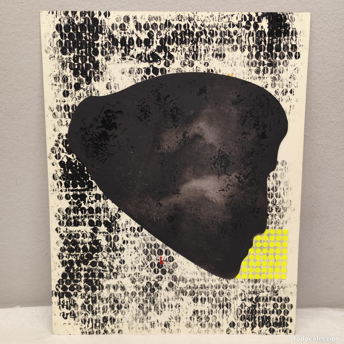 Arte: ALFREDO LANZ (1945) - OBRA ORIGINAL - SERIE ROSTROS HUMANOS - 46 X 36 CM - TECNICA MIXTA / 1432