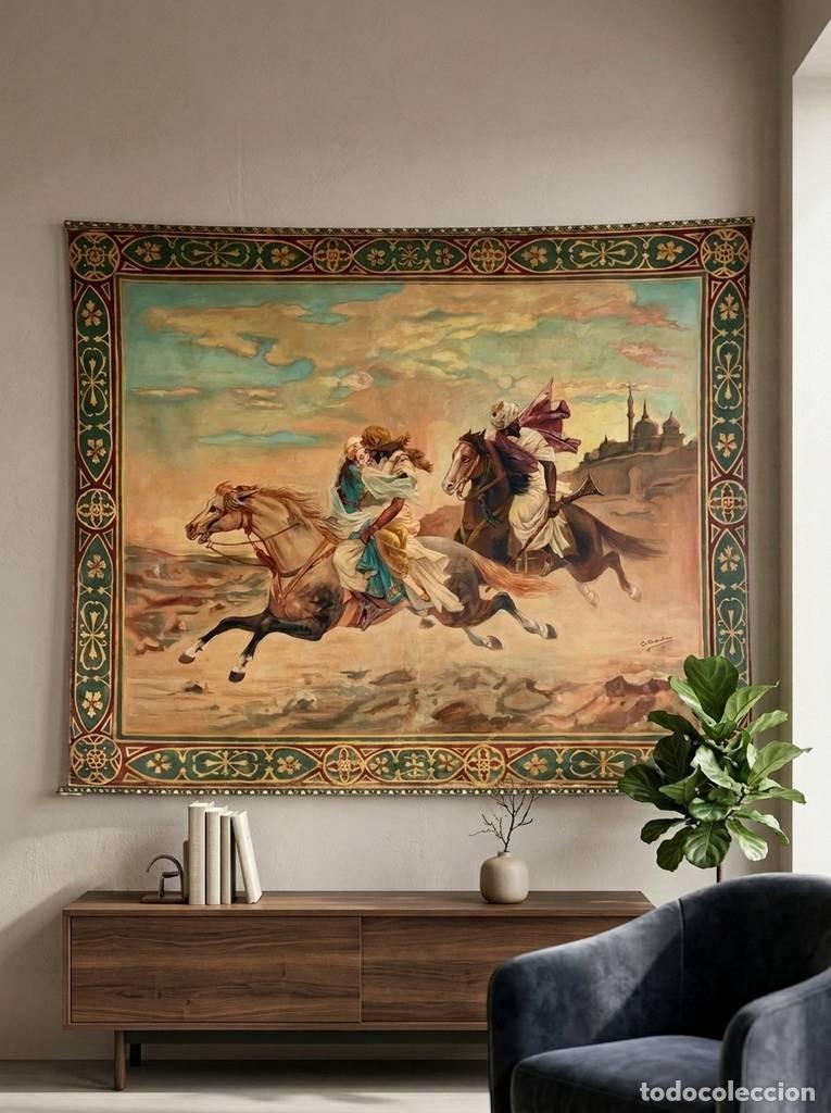 Arte: PINTURA SOBRE TAPIZ.