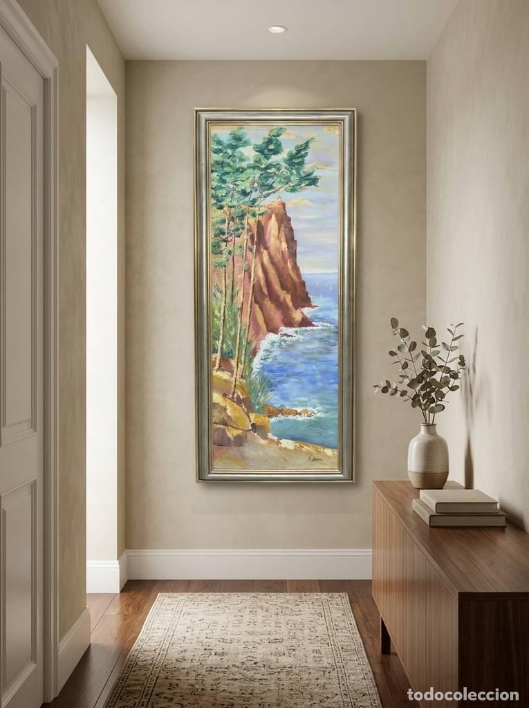 Arte: &Oacute;LEO DE PAISAJE COSTERO