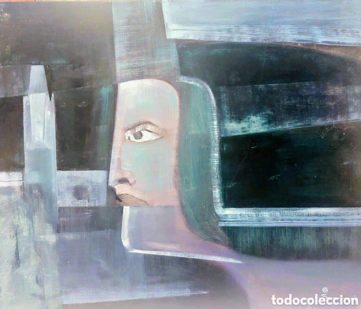Arte: SURIS ALBERT OLEO MADERA 55X46 A&Ntilde;O 2001 TITULO EMPERATOR