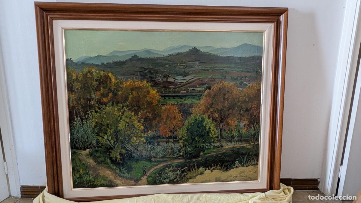 Arte: Ol&eacute;o sobre tela. Paisaje. Pintor Vila Closes