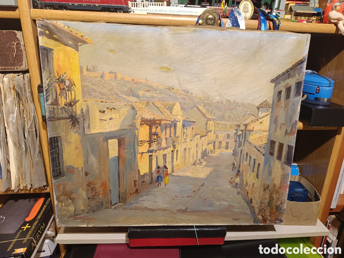 Arte: Obra de arte oleo 1958
