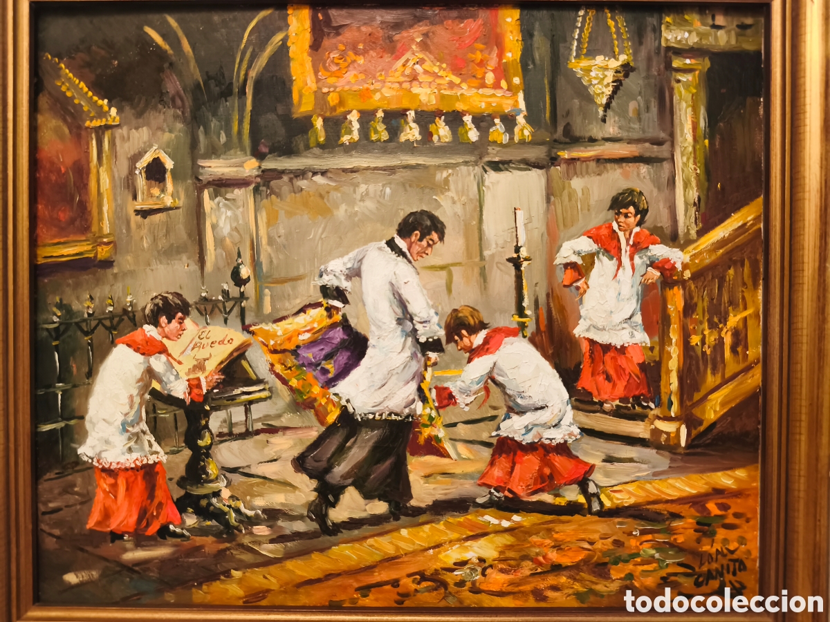 Arte: Cuadro oleo L&oacute;pez Canito - Foto 2