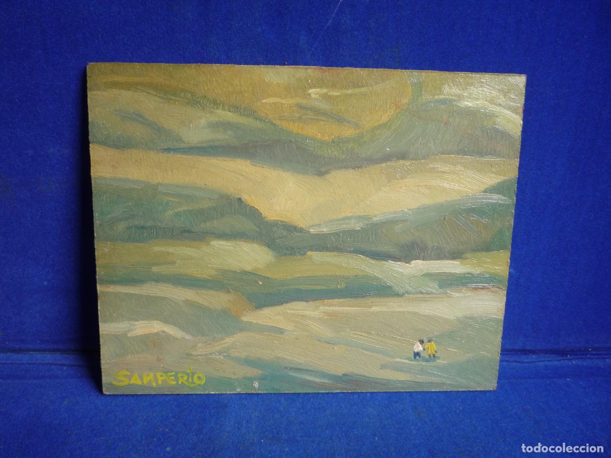 Kunst: OLEO SOBRE TABLA PAISAJE FIRMADO SAMPERIO