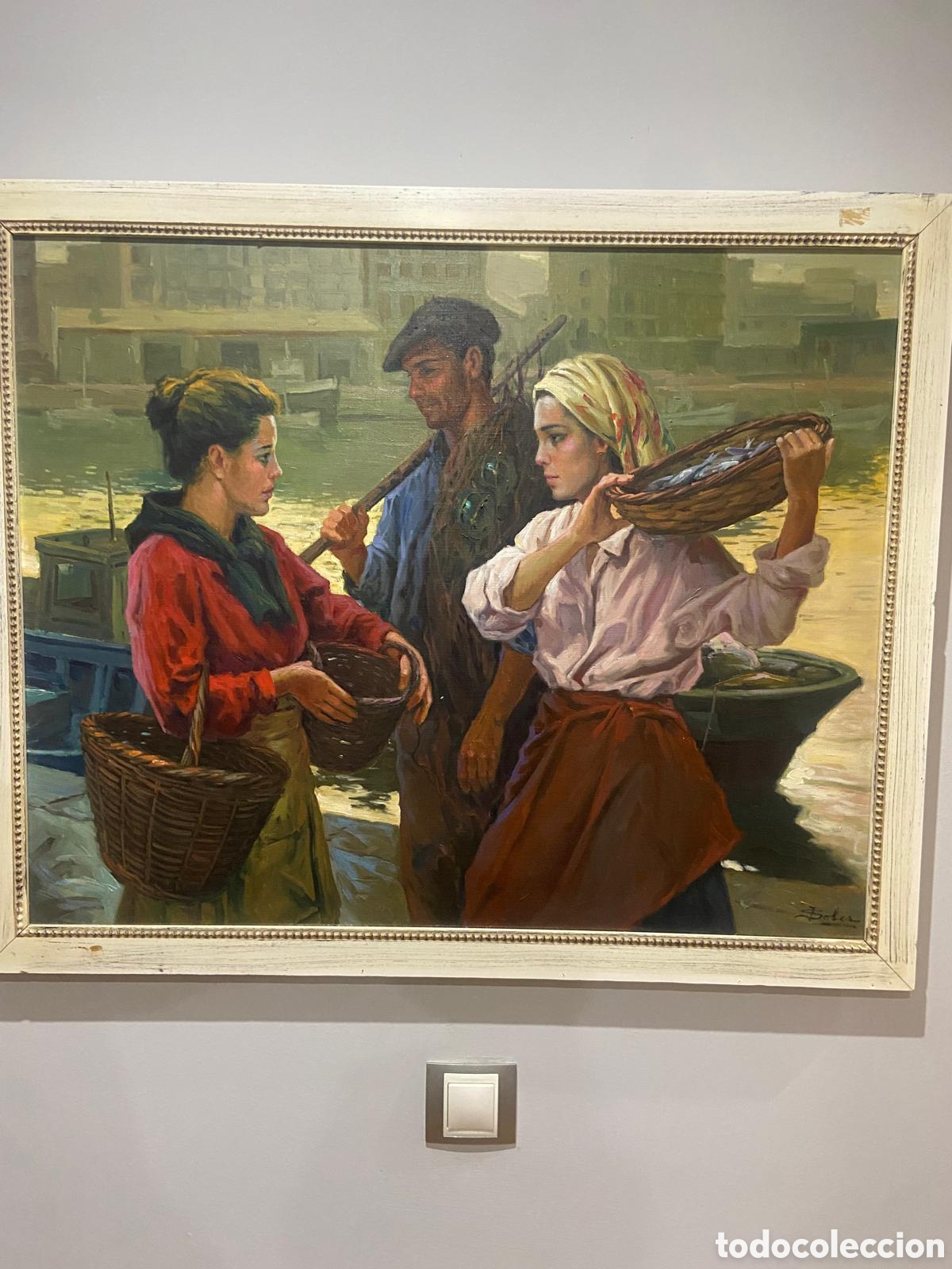 Arte: Oleo sobre lienzo, Soler, 80x73 cm..