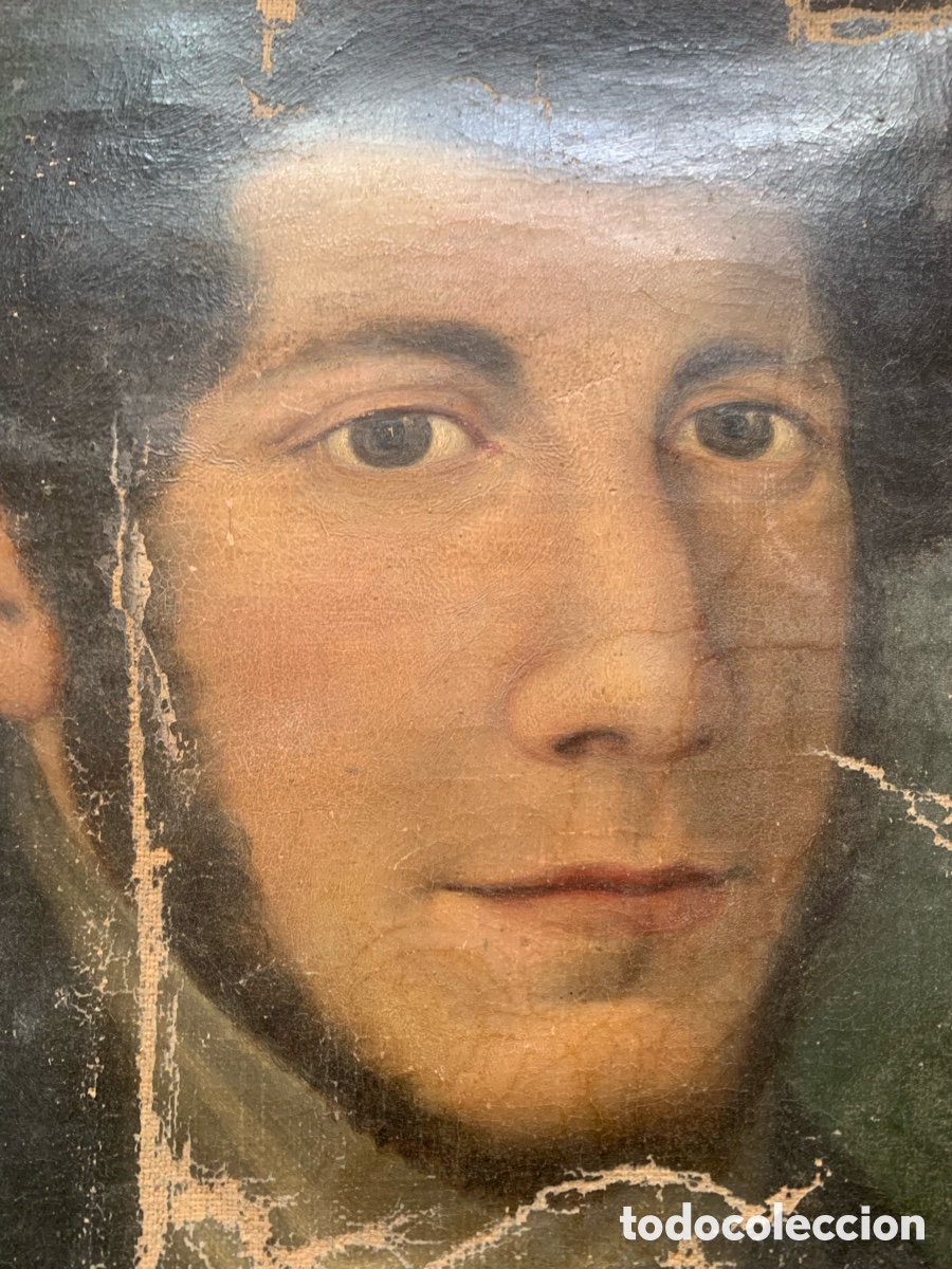 Arte: Lienzo retrato caballero