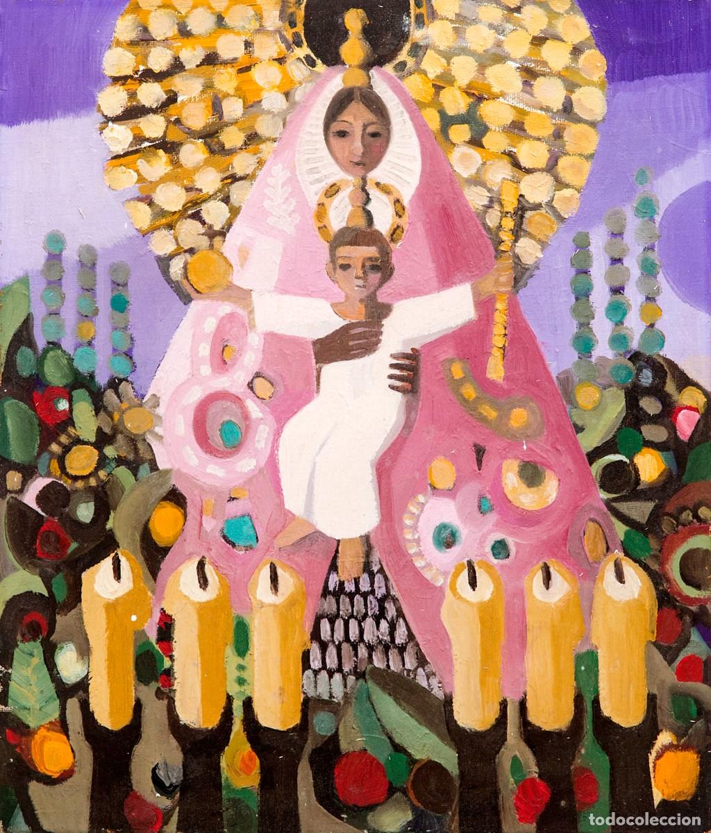 Arte: VIRGEN CON NI&Ntilde;O - CUADRO AN&Oacute;NIMO