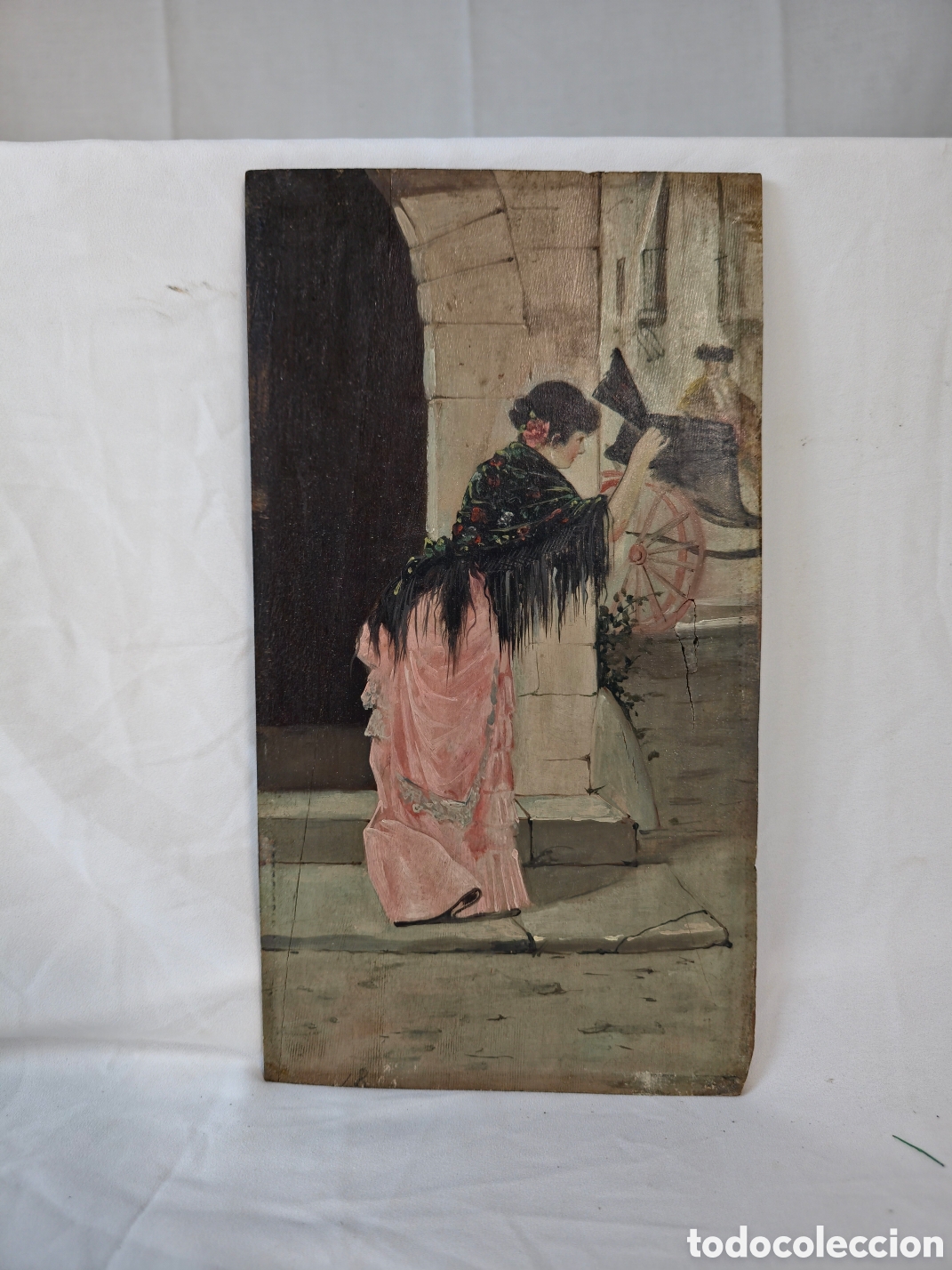 Arte: Escena Costumbrista anonimo - Foto 3