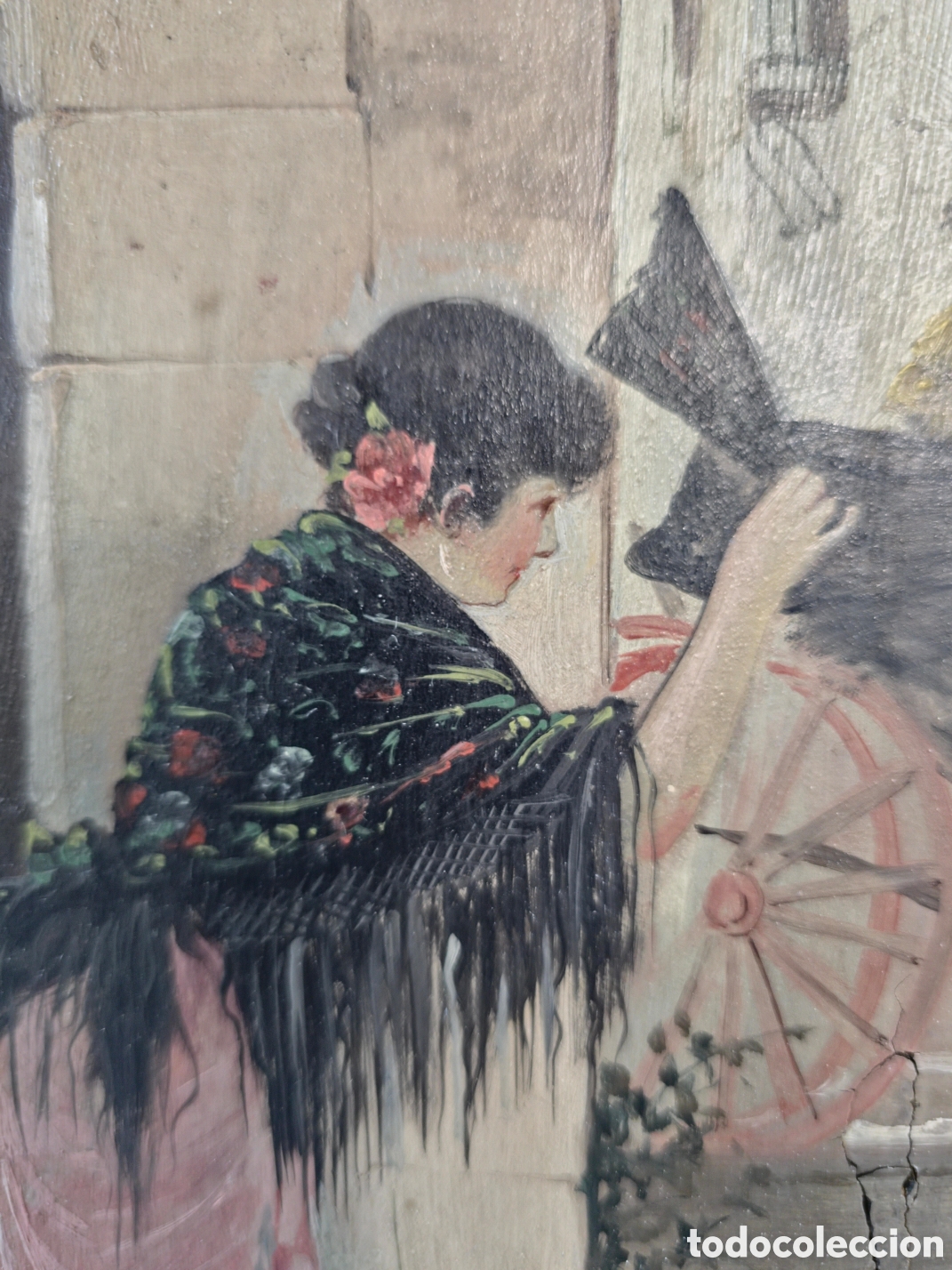 Arte: Escena Costumbrista anonimo - Foto 5
