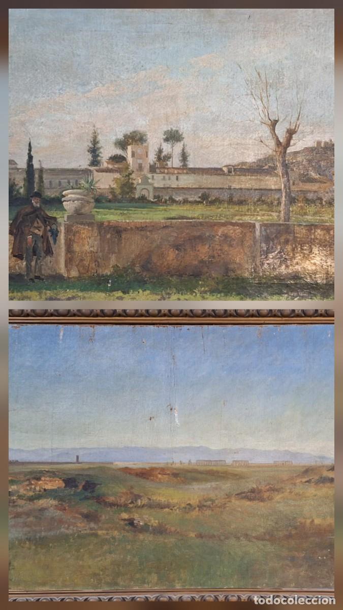 Arte: 2 &Oacute;leos Tom&aacute;s Moragas. 120 x 50 cm y 100 x 50 cm