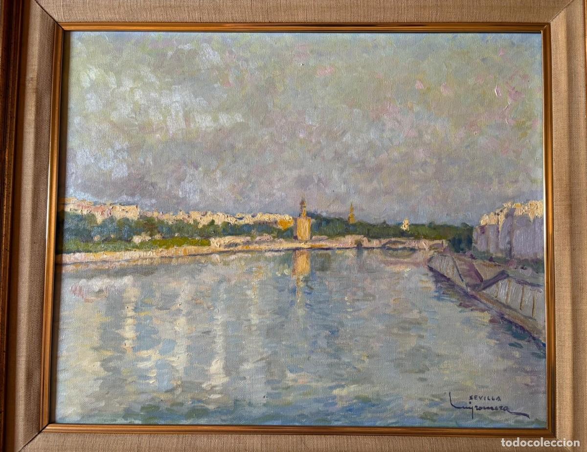 Arte: Luis Romera Ojeda 1990. Disc&iacute;pulo Romero Ressendi. Torre del Oro Sevilla. &Oacute;leo lienzo. Cat&aacute;logo BBV