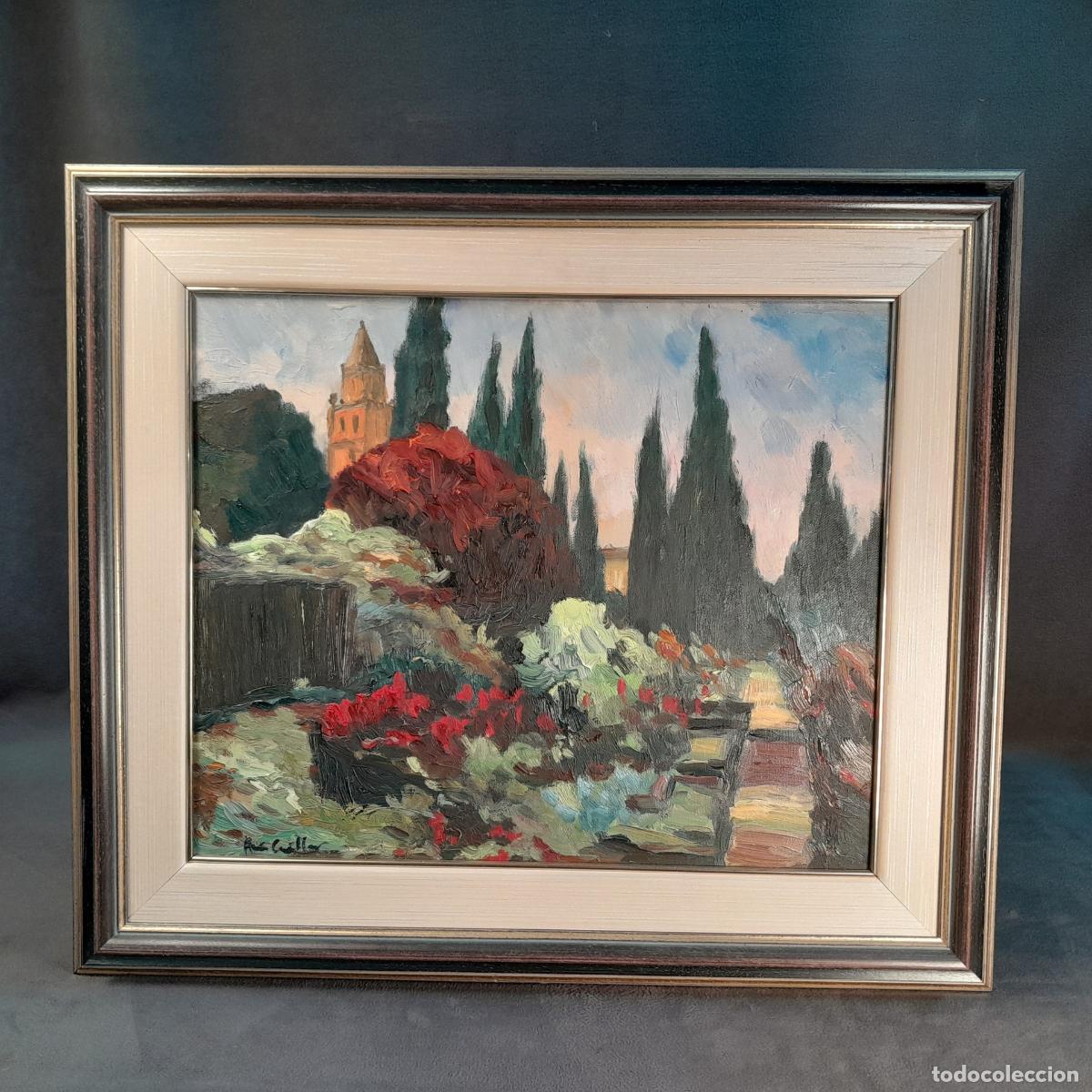 Art: C-2023. FIRMADO. &Oacute;LEO SOBRE LIENZO. PAISAJE. MEDIADOS S. XX.