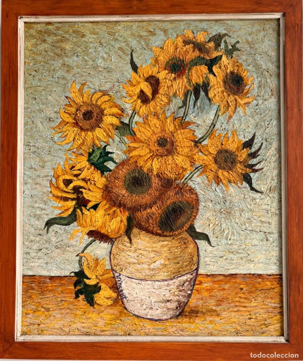 Arte: Pintura al &oacute;leo con marco Vincent van Gogh - 22,4&rdquo; x 26,4&rdquo; pulgadas
