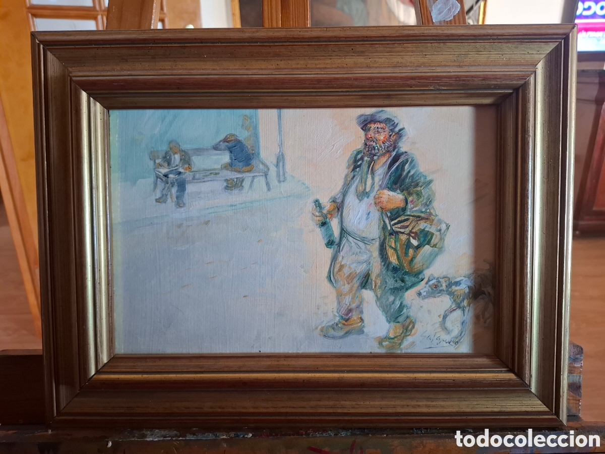 Arte: Oleo sobre tabla de pepe caballero salguero 46x34