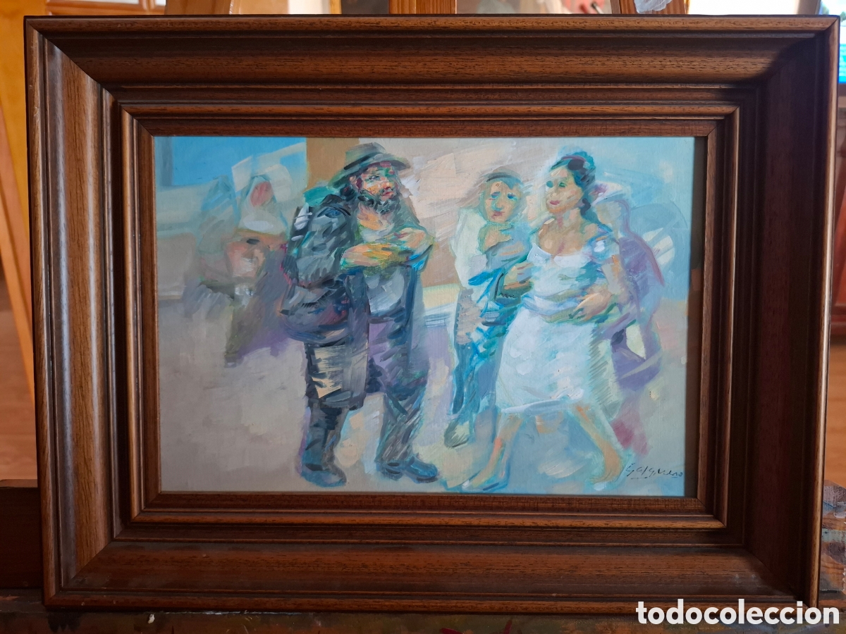 Arte: Oleo sobre tabla pepe caballero salguero45x34