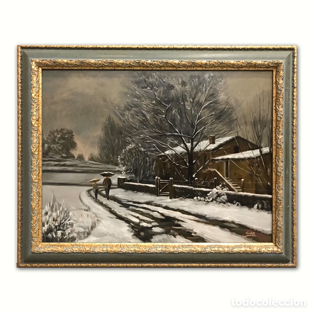 Arte: &rdquo;Paseo de Invierno&rdquo; Alvar Font Prats (1931&ndash;2008), a&ntilde;os 90 del S.XX