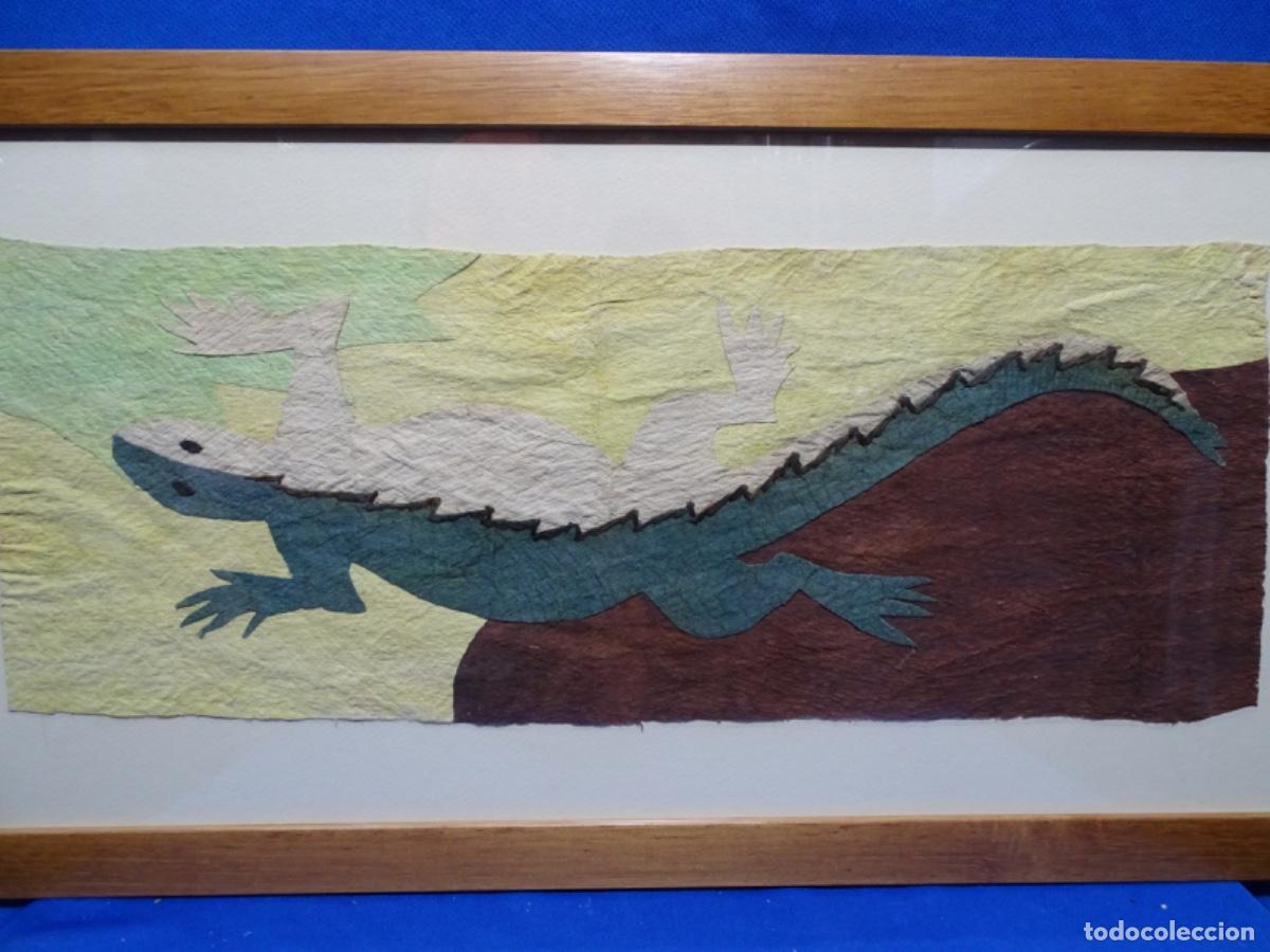 Arte: OBRA T&Eacute;CNICA MIXTA ANONIMO. LAGARTO.