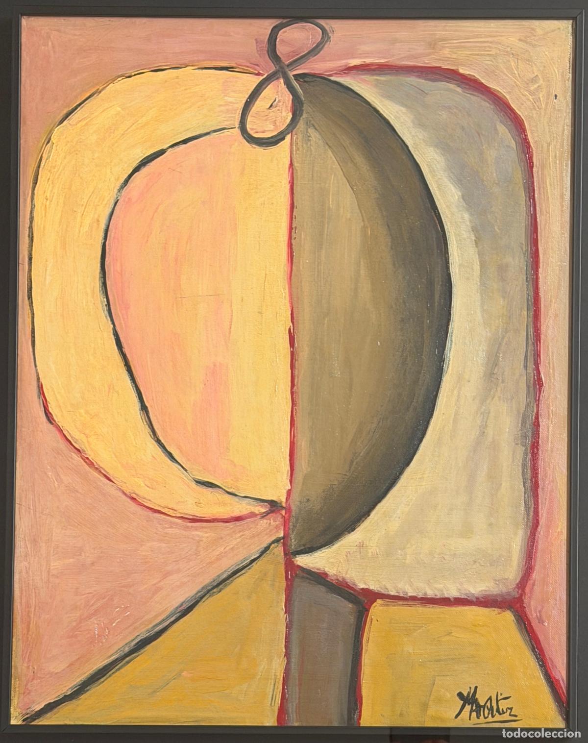 Arte: Manuel &Aacute;ngeles Ortiz , &oacute;leo firmado y certificado , Jaen , Paris , R6