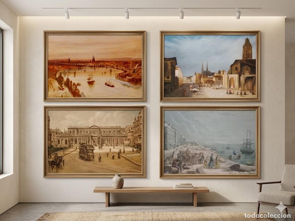 Arte: &Oacute;leos sobre Lienzos franceses.Grandes, Ver descripci&oacute;n...