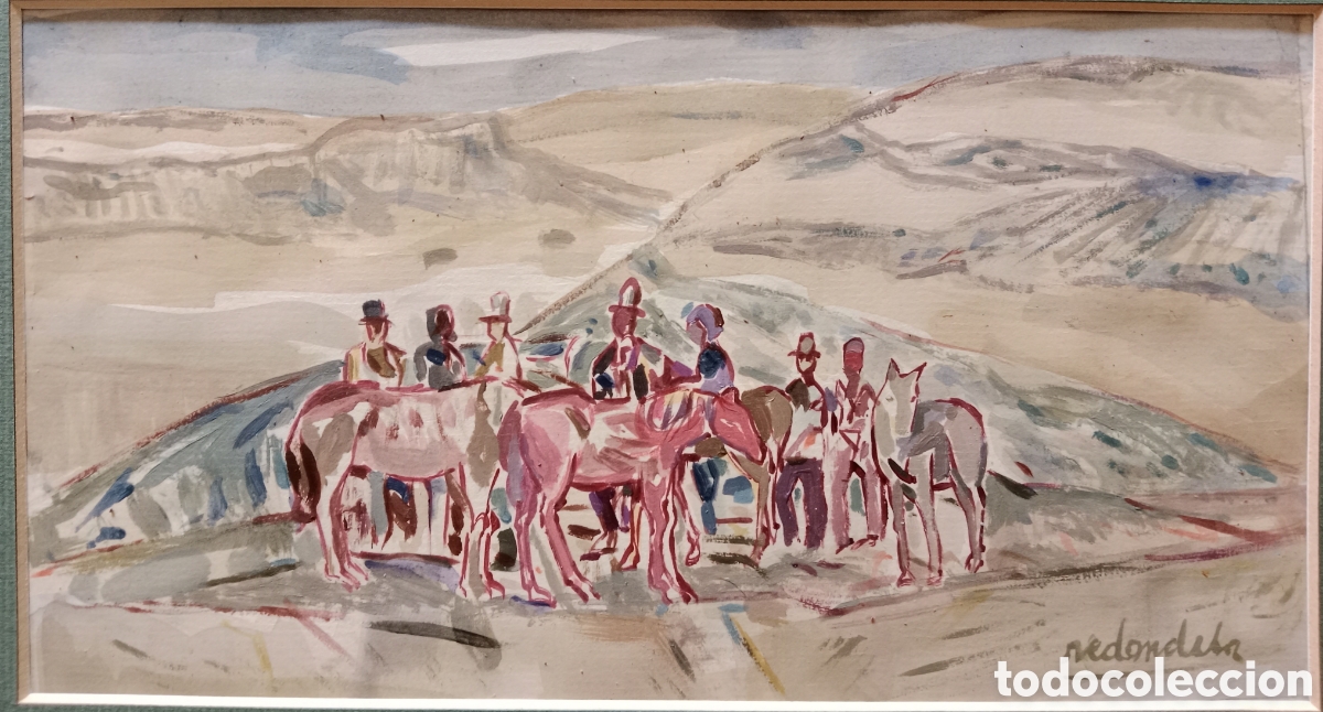 Arte: AGUST&Iacute;N REDONDELA, PAISAJE GOUACHE Y ACUARELA