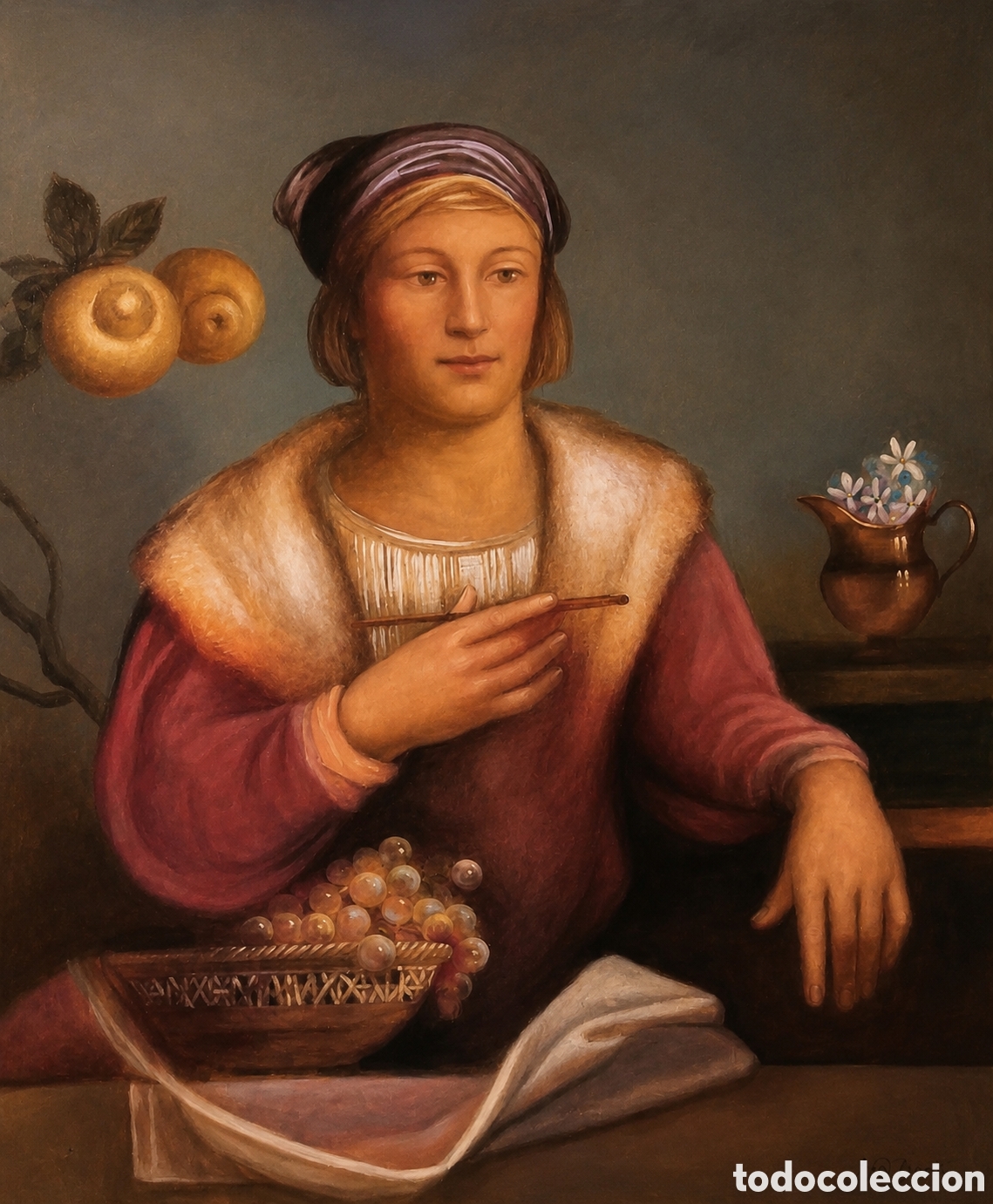 Arte: Pintura de Jos&eacute; Bonilla (1977) &ndash; Gran &oacute;leo sobre lienzo