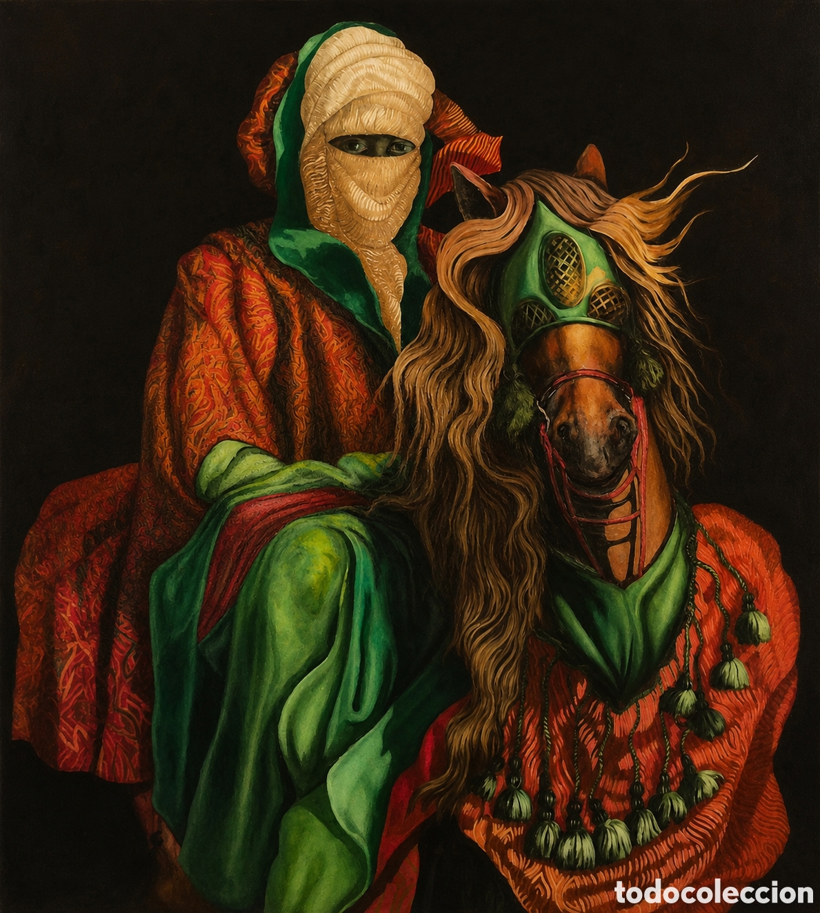 Arte: ANTONIO BELDA DEL CORRAL &ndash; &Oacute;LEO SOBRE LIENZO &ndash; 126 x 122 cm
