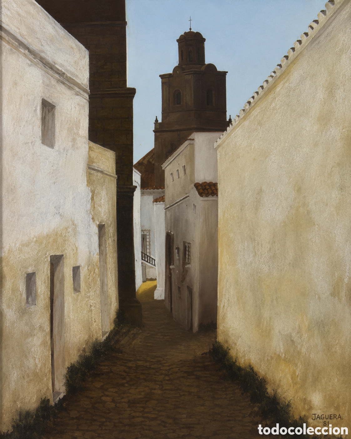 Art: &Oacute;leo sobre lienzo * calle andaluza * Juan Ayala