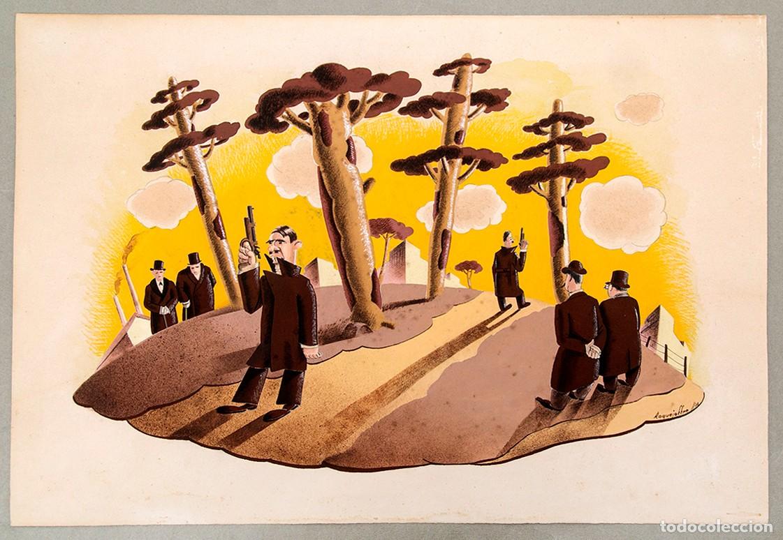 Arte: ROQUEJOFFRE - ILUSTRACI&Oacute;N ORIGINAL - 1938