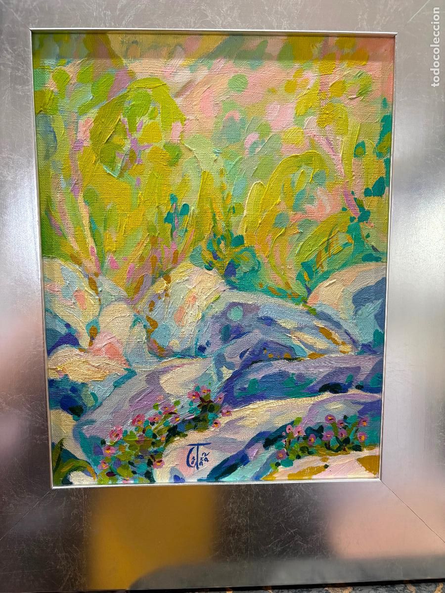 Arte: Paisaje firmado por Rosamary Cort&aacute;zar Albi ( Tarrasa, Barcelona 1942)